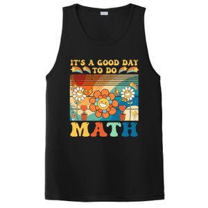 It's A Good Day To Do Math Retro Colors Sunset PosiCharge Competitor Tank