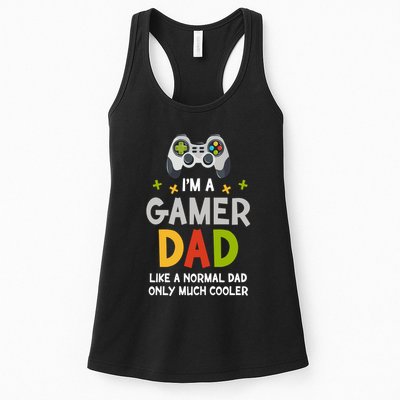 I'm A Gaming Dad Like A Normal Dad Only Cooler Gamer Dad, Video Game Father Womens Tank Top