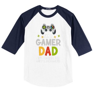 I'm A Gaming Dad Like A Normal Dad Only Cooler Gamer Dad, Video Game Father Baseball Sleeve Shirt