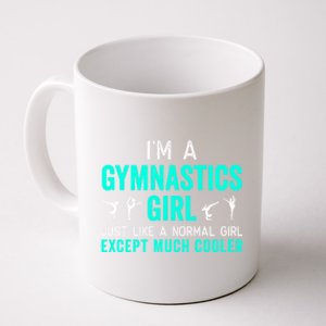 I'm A Gymnastics Gift For Gymnast Funny Teal Coffee Mug