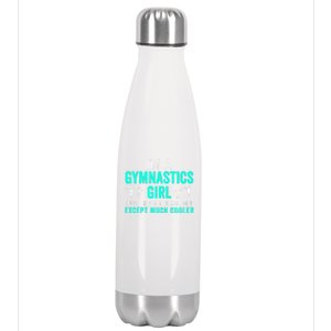 I'm A Gymnastics Gift For Gymnast Funny Teal Stainless Steel Insulated Water Bottle