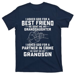 I Asked God For A Best Friend Great For Grandma T-Shirt