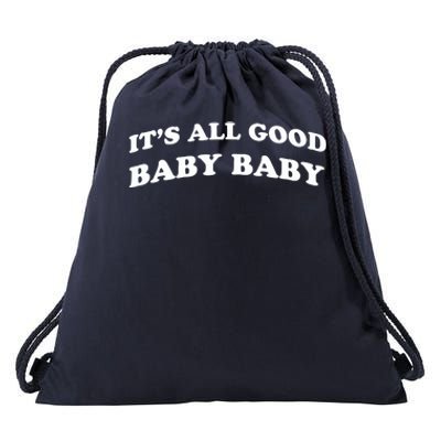 It's All Good Baby Baby Drawstring Bag