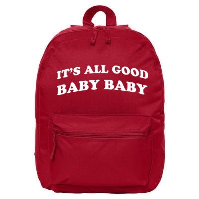 It's All Good Baby Baby 16 in Basic Backpack