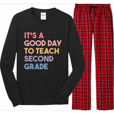 Its A Good Day To Teach Second Grade Teacher Meaningful Gift Long Sleeve Pajama Set