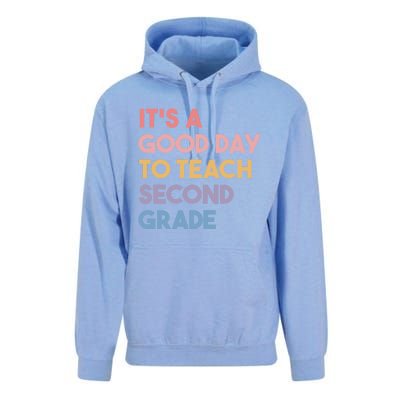 Its A Good Day To Teach Second Grade Teacher Meaningful Gift Unisex Surf Hoodie