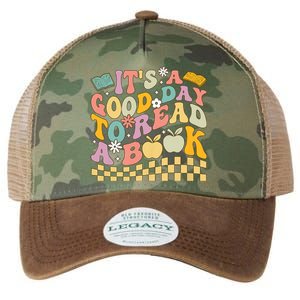 Its A Good Day To Read A Book Teacher Girl Boy Legacy Tie Dye Trucker Hat