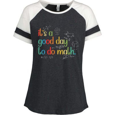 Its A Good Day To Do Math Test Day Testing Math Teachers Enza Ladies Jersey Colorblock Tee