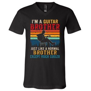 Im A Guitar Brother Definition Much Cooler V-Neck T-Shirt