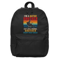 Im A Guitar Brother Definition Much Cooler 16 in Basic Backpack