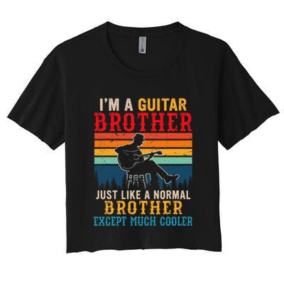 Im A Guitar Brother Definition Much Cooler Crop Top