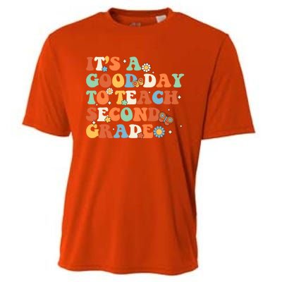 Its A Good Day To Teach Second Grade Teacher Back To School Cool Gift Cooling Performance Crew T-Shirt