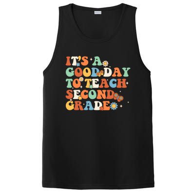 Its A Good Day To Teach Second Grade Teacher Back To School Cool Gift PosiCharge Competitor Tank