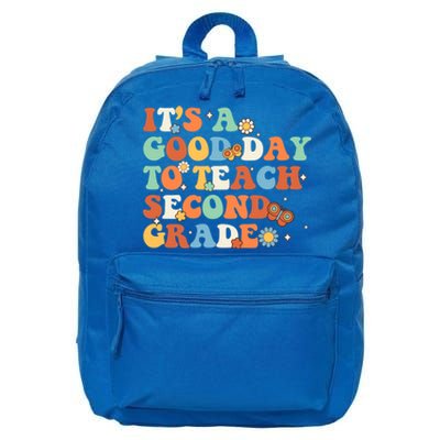 Its A Good Day To Teach Second Grade Teacher Back To School Cool Gift 16 in Basic Backpack