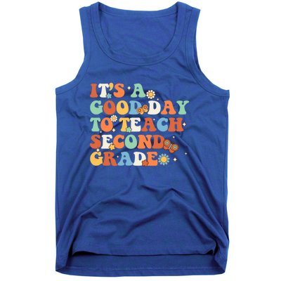 Its A Good Day To Teach Second Grade Teacher Back To School Cool Gift Tank Top