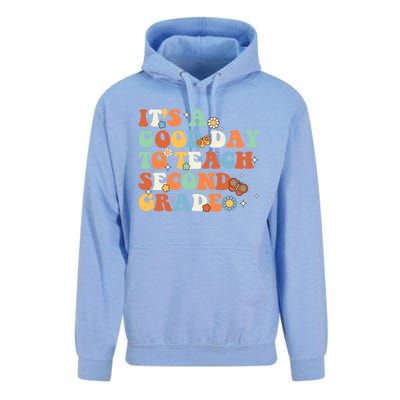 Its A Good Day To Teach Second Grade Teacher Back To School Cool Gift Unisex Surf Hoodie