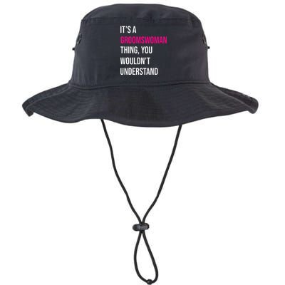 ItS A Groomswoman Thing Funny Meme Legacy Cool Fit Booney Bucket Hat