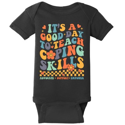 It's A Good Day To Teach Coping Skills Social Worker Baby Bodysuit