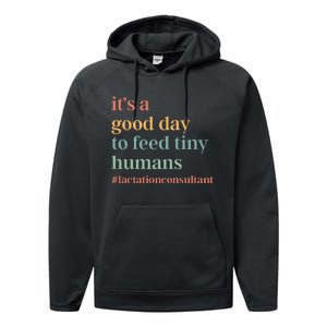 It’S A Good Day To Feed Tiny Humans Performance Fleece Hoodie