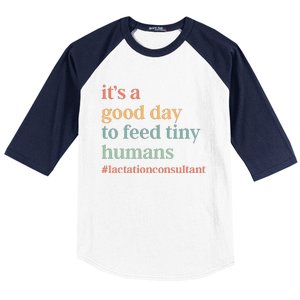 It’S A Good Day To Feed Tiny Humans Baseball Sleeve Shirt