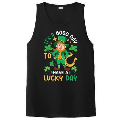 It's A Good Day To Have A Good Day St Patricks Day PosiCharge Competitor Tank