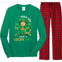 It's A Good Day To Have A Good Day St Patricks Day Long Sleeve Pajama Set