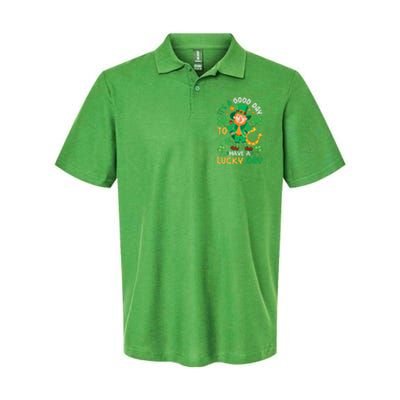 It's A Good Day To Have A Good Day St Patricks Day Softstyle Adult Sport Polo