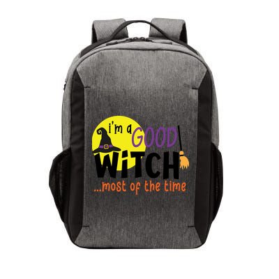 Im A Good Witch Most Of The Time Witch Hat Halloween Quote Vector Backpack