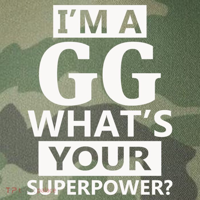 I'm A Gg What's Your Superpower Funny Great Grandma Legacy Tie Dye Trucker Hat