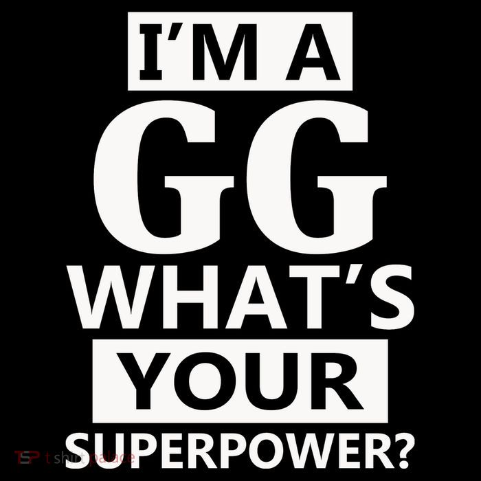 I'm A Gg What's Your Superpower Funny Great Grandma Stripe Pom Pom Beanie