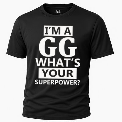 I'm A Gg What's Your Superpower Funny Great Grandma Performance Shirt
