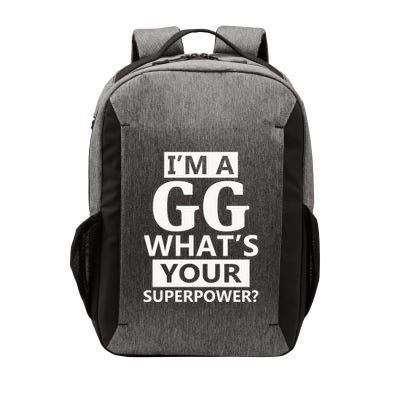 I'm A Gg What's Your Superpower Funny Great Grandma Vector Backpack
