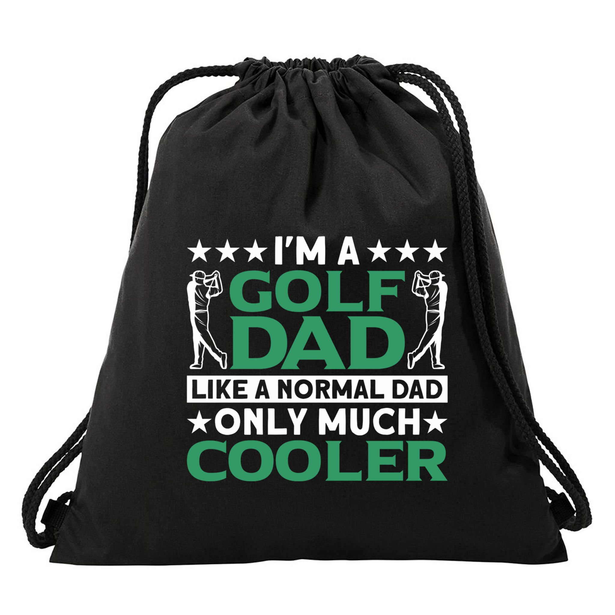 Im A Golf Dad Gift Drawstring Bag