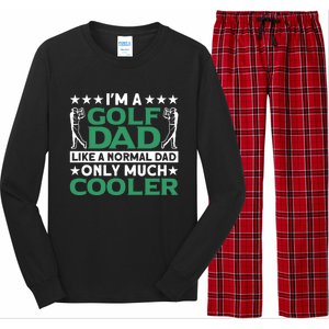 Im A Golf Dad Gift Long Sleeve Pajama Set