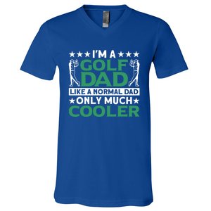 Im A Golf Dad Gift V-Neck T-Shirt