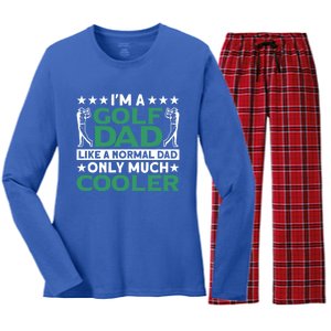 Im A Golf Dad Gift Women's Long Sleeve Flannel Pajama Set 