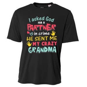 I Asked God For A Partner In Crime He Sent Me My Crazy Cooling Performance Crew T-Shirt