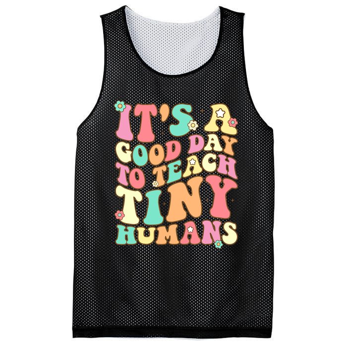 It's A Good Day To Teach Tiny Humans Funny Teacher Teaching Mesh Reversible Basketball Jersey Tank