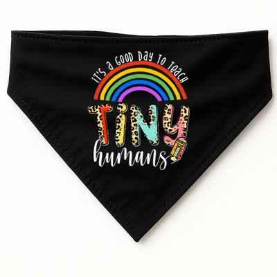 Its A Good Day To Teach Tiny Humans Cute Teacher USA-Made Doggie Bandana