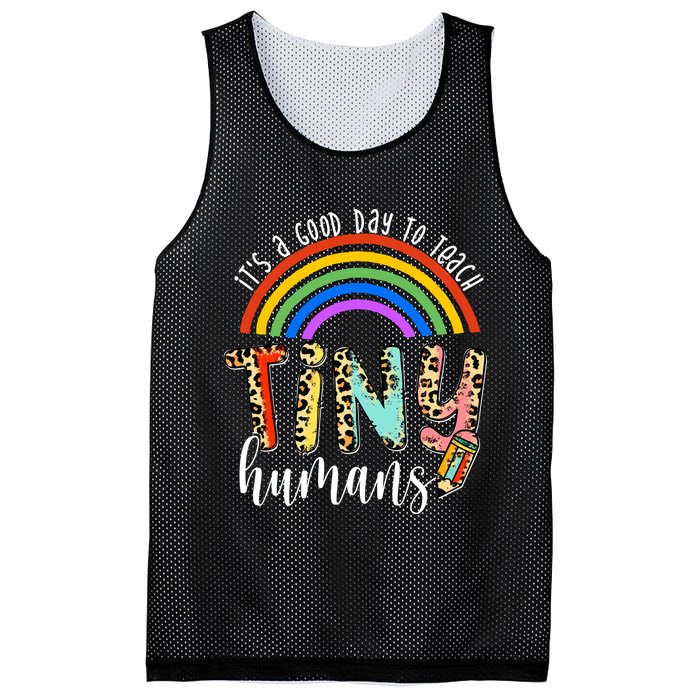 Its A Good Day To Teach Tiny Humans Cute Teacher Mesh Reversible Basketball Jersey Tank