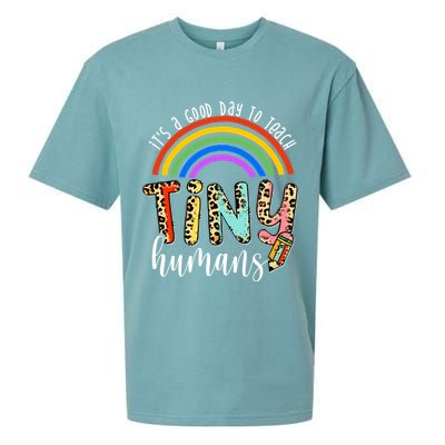 Its A Good Day To Teach Tiny Humans Cute Teacher Sueded Cloud Jersey T-Shirt