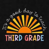 It's A Good Day To Teach 3rd Grade Teacher Ladies PosiCharge Tri-Blend Wicking Tank