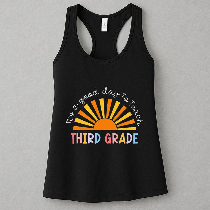 It's A Good Day To Teach 3rd Grade Teacher Womens Tank Top