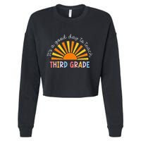 It's A Good Day To Teach 3rd Grade Teacher Cropped Pullover Crew