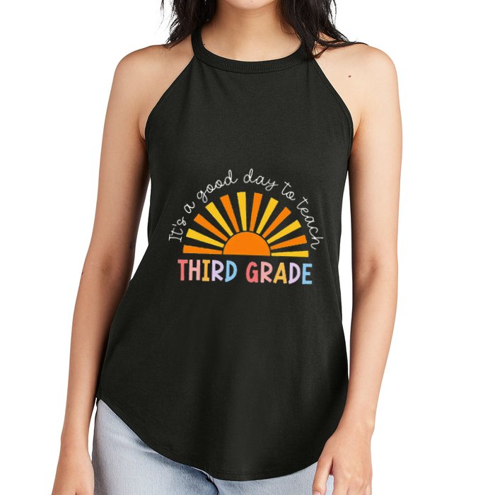 It's A Good Day To Teach 3rd Grade Teacher Women's Perfect Tri Rocker Tank