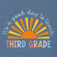 It's A Good Day To Teach 3rd Grade Teacher Garment-Dyed Sweatshirt