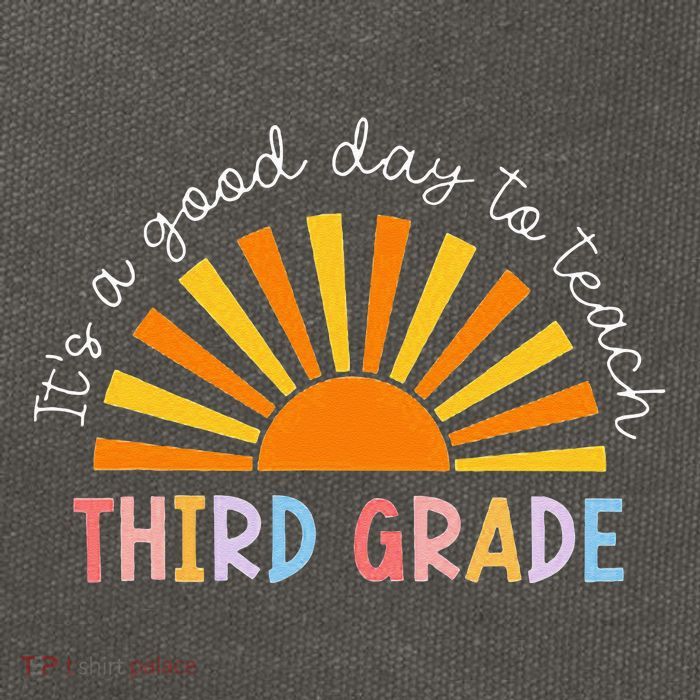 It's A Good Day To Teach 3rd Grade Teacher Cotton Canvas Backpack