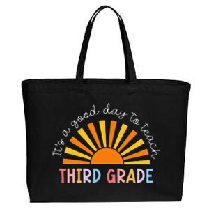 It's A Good Day To Teach 3rd Grade Teacher Cotton Canvas Jumbo Tote