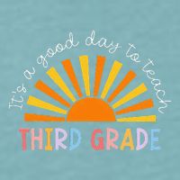 It's A Good Day To Teach 3rd Grade Teacher Sueded Cloud Jersey T-Shirt