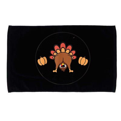 It AinT Gonna Stuff Itself Turkey Funny Thanksgiving Microfiber Hand Towel